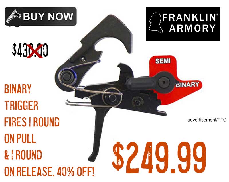 Franklin Armory BFSIII AR-S1 Binary Trigger lowest price update