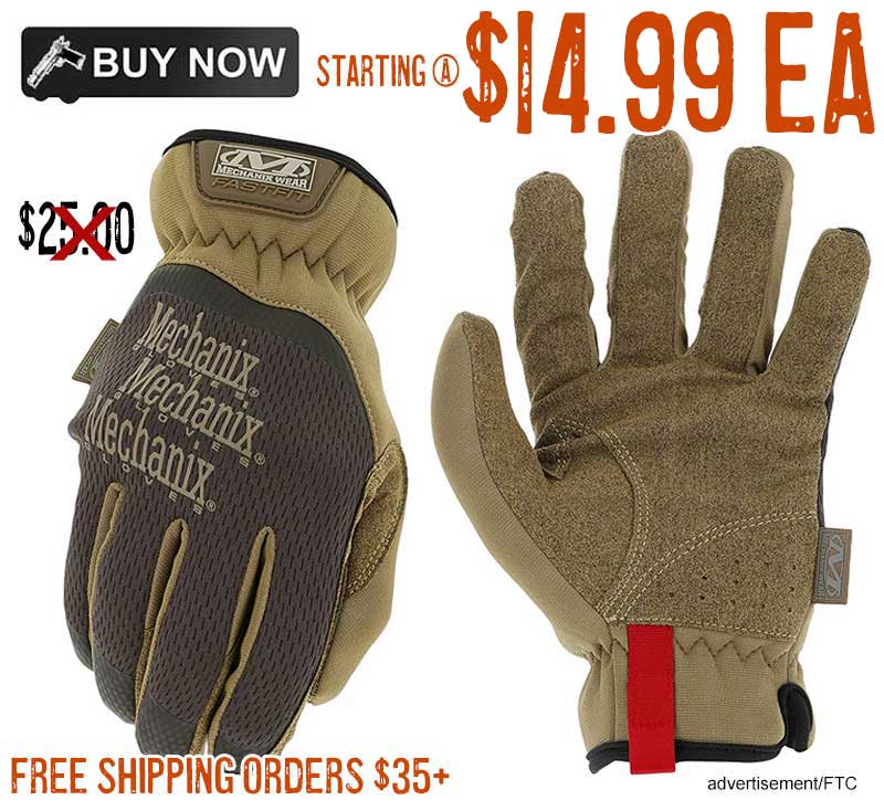 Mechanix Wear FastFit Touchscreen Work Gloves lowest price Jan2025