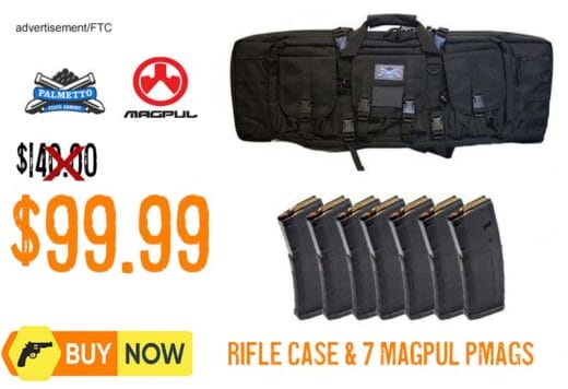 PSA 36" Single Gun Case & 7 Magpul PMAG Gen 2 5.56X45 30Rd Magazines lowest price jan2025