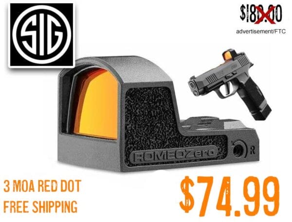 Sig Sauer Romeo Zero Reflex Sight jan2025 lowest price