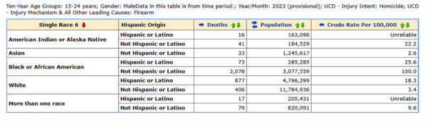 All statistical data in this article accessed via the CDC Wonder tool: https://wonder.cdc.gov/mcd-icd10-provisional.html