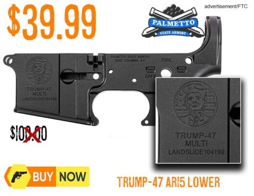 BLEM PSA AR-15 "TRUMP-47" Stripped Lower Receiver lowest price