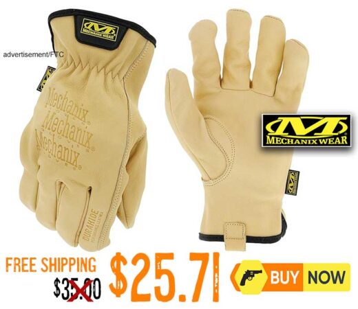 Mechanix Wear Cow Leather Driver Gloves lowest cost price