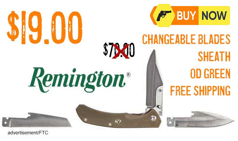 Remington RXB Liner Lock Folding Knife lowest price jan2025