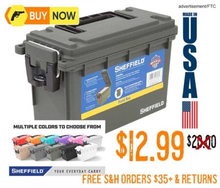 Sheffield 12628 Ammo Storage Box lowest price