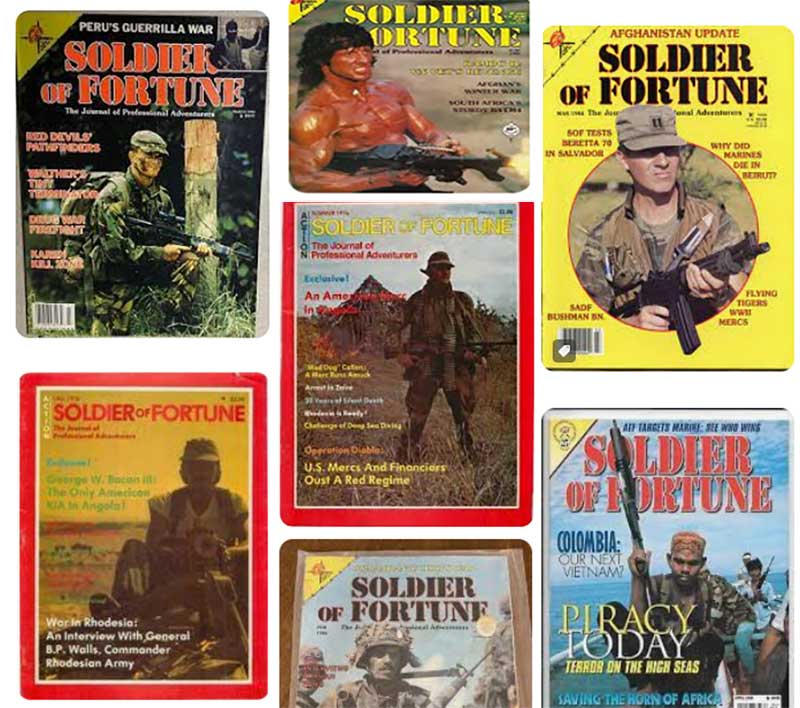 Soldier of Fortune Magazine Cover Montage