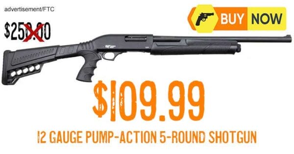 GForce GF2P 12 Gauge Pump-Action Shotgun lowest price feb2025update