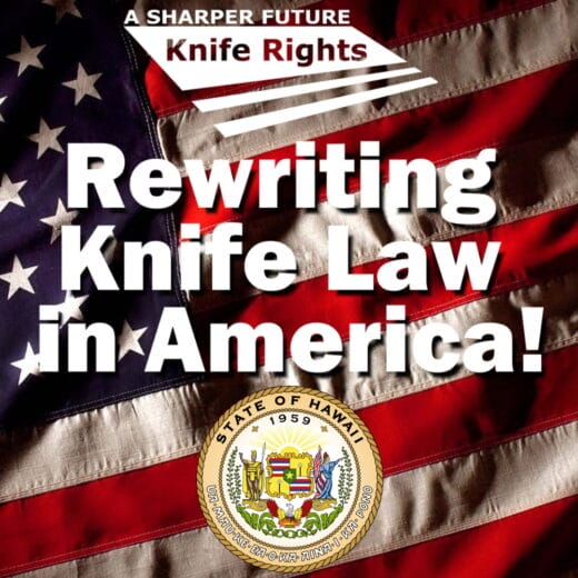 HUGE Knife Rights WIN! Draconian Hawaii Knife Ban Bill Stopped!