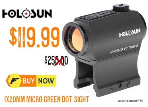 Holosun Elite 1x20mm Micro Green Dot Sight lowest price