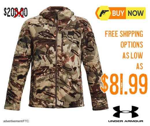 Under Armour Whitetail Rut Windproof Jacket lowest price