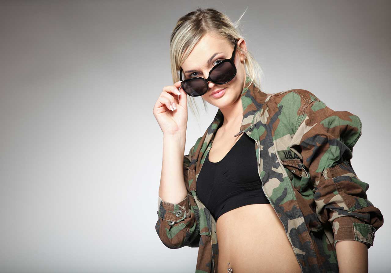 Camouflage Woman Clothing iStock-Voyagerix 506364745