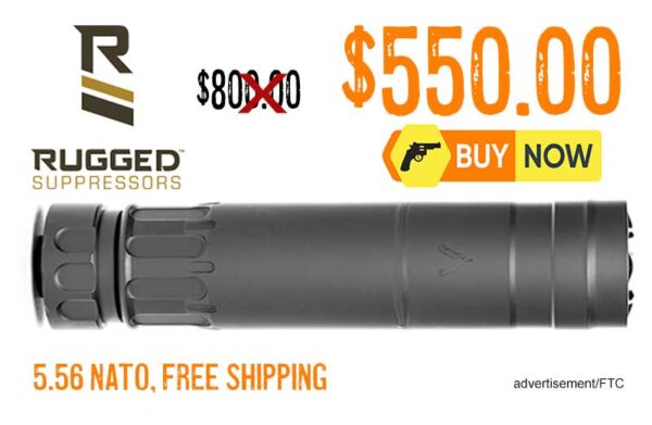 Rugged Razor 556 Rifle Silencer